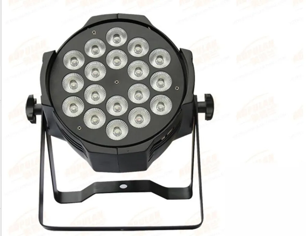 8 шт. 18x12 Вт LED Par огни с 1 футляром для полета Led свет RGBW 4в1 Роскошные DMX 6/8 каналы
