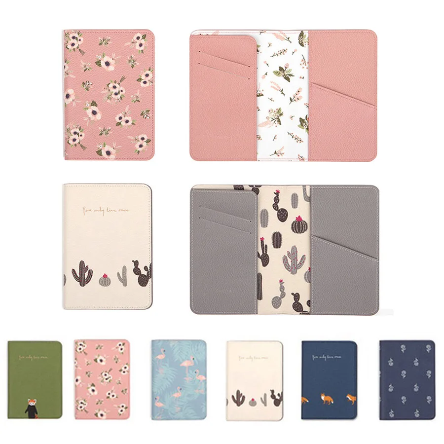 2019 паспорт клип короткие наборы паспорта держатель Обложка для милые маленькие