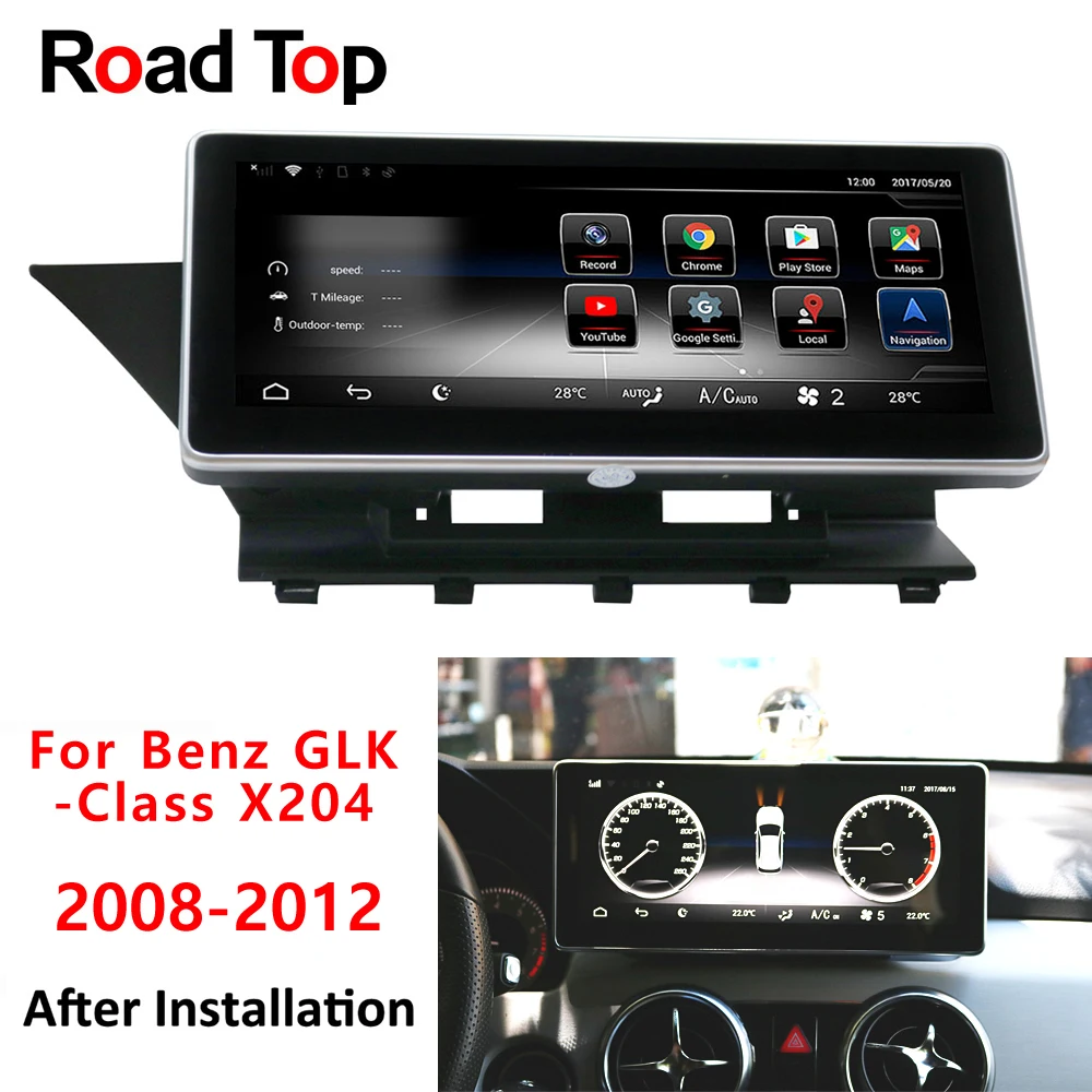 Android 8 1 10 25 &quotCar радио Bluetooth GPS навигации wi fi головное устройство экран для Mercedes Benz