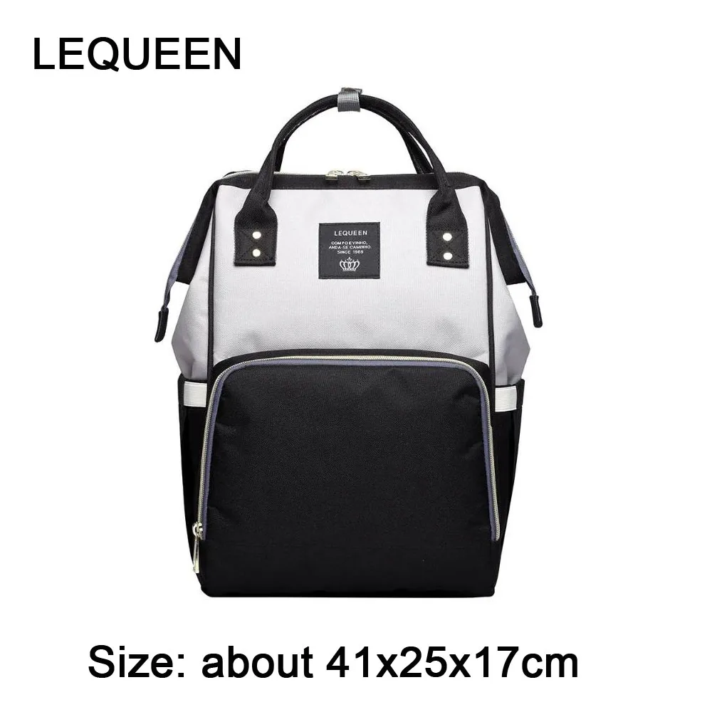 228831.04 LEQUEEN модная сумка для подгузников для мам, сумка для подгузников, Большая вместительная сумка для подгузников, рюкзак для путешествий, сумка для ухода за ребенком, bolsa materni - Цвет: 228831.04