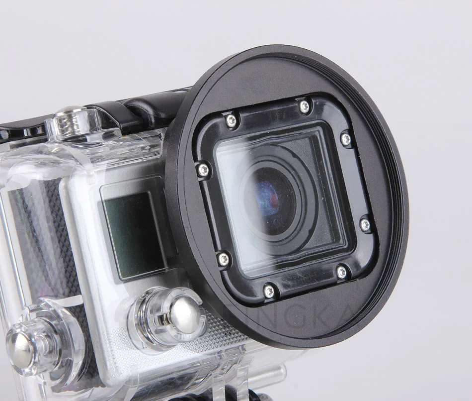 Фильтр для объектива камеры переходное кольцо для Go Pro Hero 3 SJ4000 мини видеокамера аксессуары переустановка 58 мм Полярный поляризационный фильтр