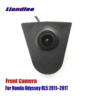 liandlee auto car front view camera for honda odyssey rl5 2011 2017 small logo embedded not reverse rear parking cam