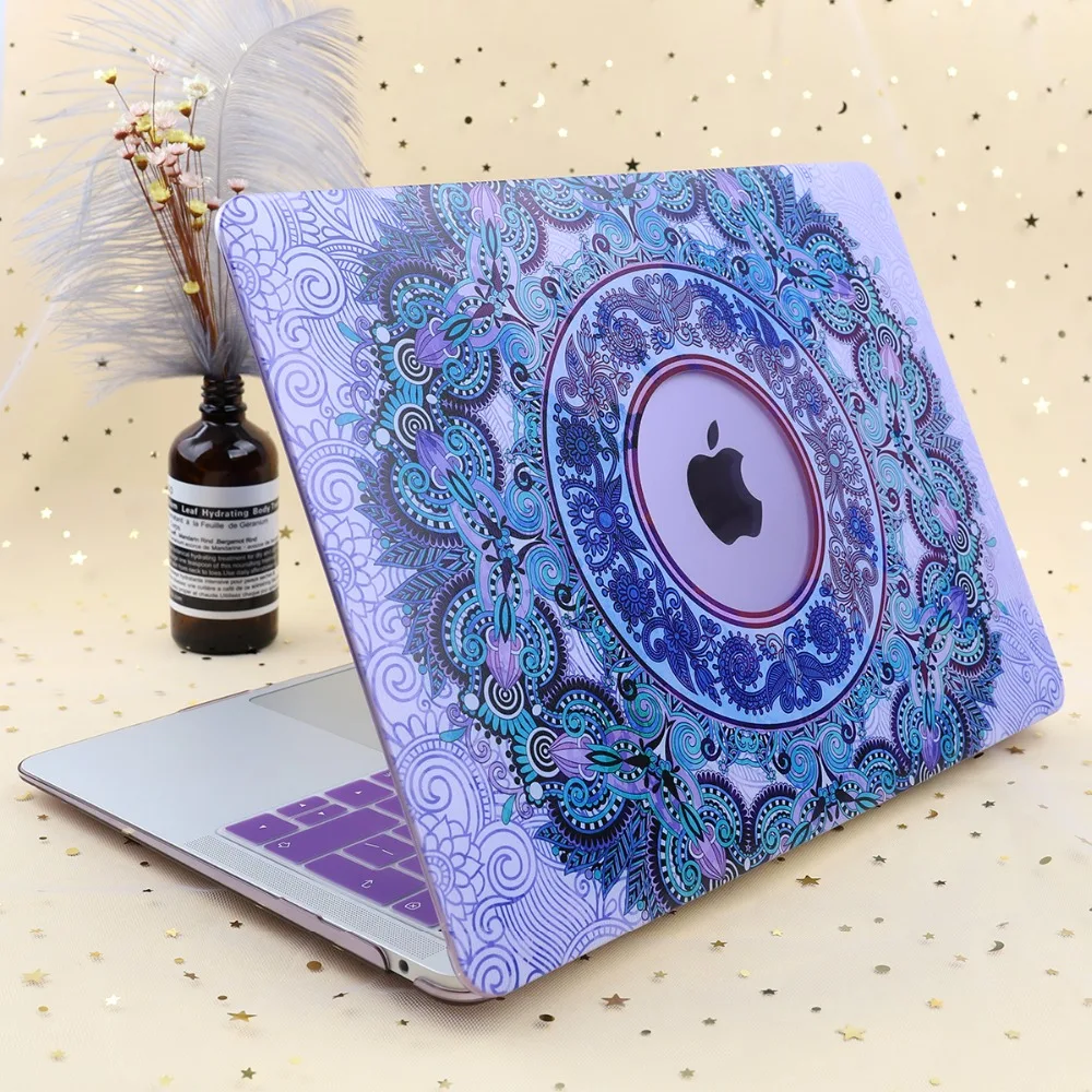 Crystal Case для Apple Macbook Air 13,3 11 Pro 13 12 15 ноутбук Retina печати Обложка Touch Bar крышка клавиатуры A1466 A1932