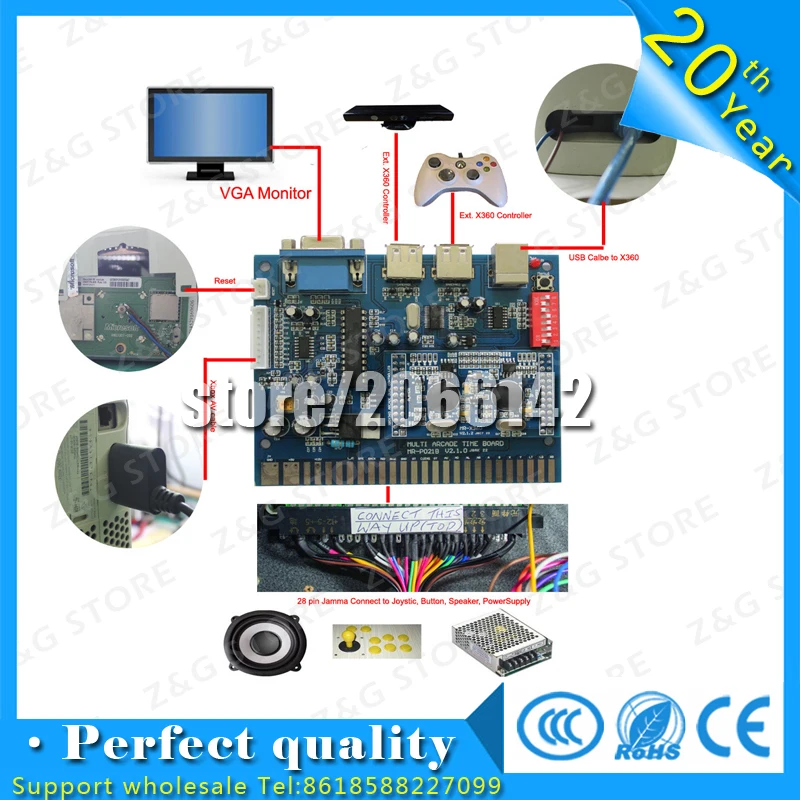 Монетная панель консоли XBOX360 JAMMA поворотная аркадная игровая Аркада PS3 с