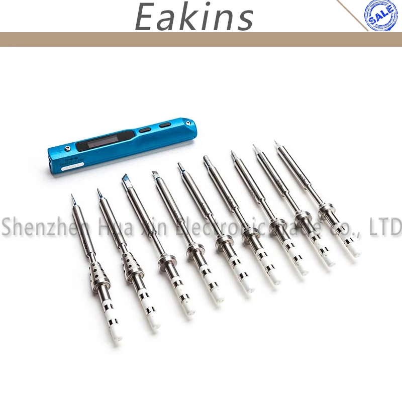 Портативный программируемый Электрический мини паяльник TS100 с цифровым ЖК