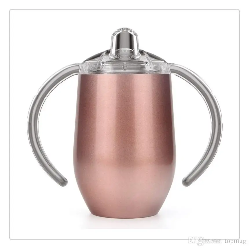 12 унций из нержавеющей стали Сиппи чашки для детей с двойными стенками вакуумной