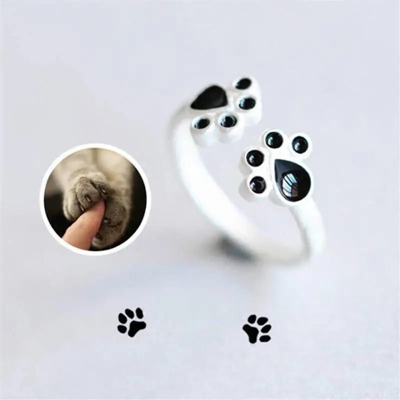 4 шт./компл. Лидер продаж с изображением милых кошечек и отпечатков лап Подвесные