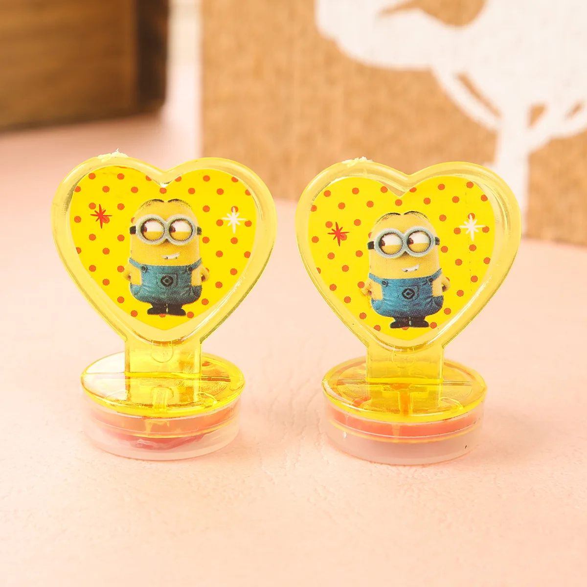 10 шт./лот Миньоны стимулируют детей штампы маленький уплотнитель игрушка