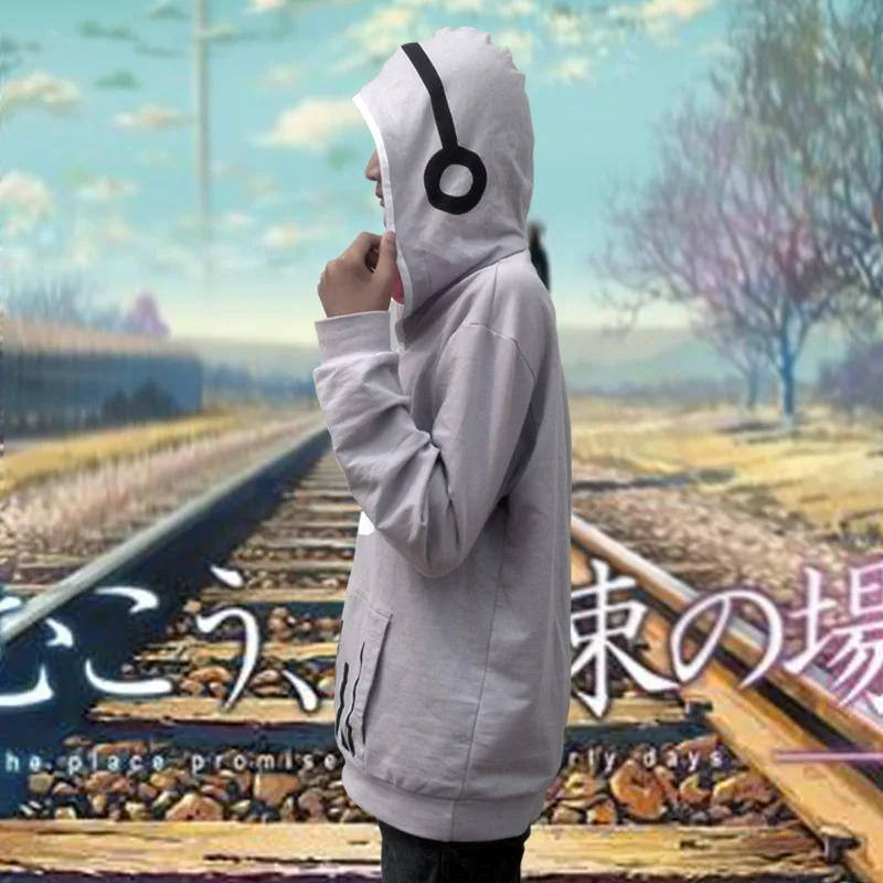 Бесплатная доставка Японский аниме MekakuCity Actors Kagerou Project Kido Tsubomi Худи Косплей Унисекс Мода Музыкальное пальто.