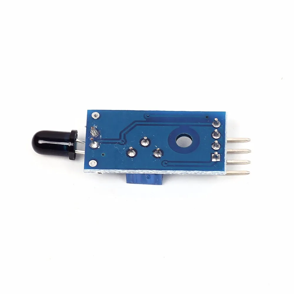 5 шт. LM393 4 Pin ИК обнаружения Сенсор модуль пожарный извещатель инфракрасный