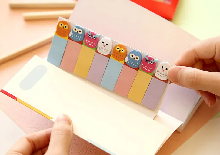 Милые Kawaii Мультяшные животные, сделай сам, бумажные наклейки, закладки, блокнот для заметок, маркер для заметок, канцелярские товары, школьные принадлежности, вечерние, декор на стену