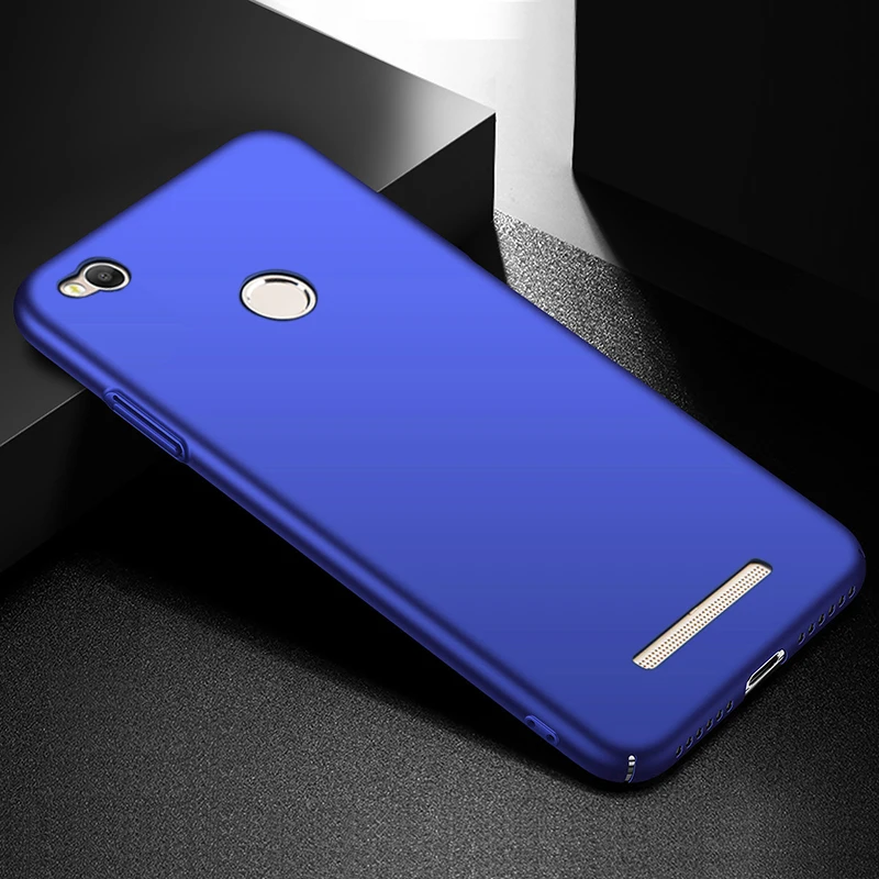 Чехол чехол для Xiaomi Redmi 3 S 3X Жесткий ПК на роскошный простой матовый Etui Pro телефона