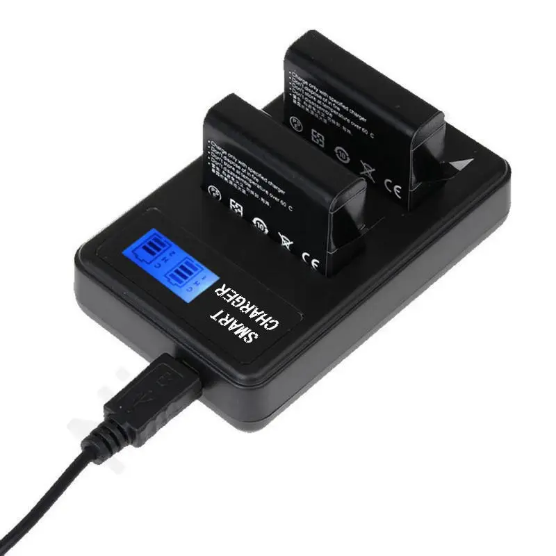 Для Ahdbt 401 Go Pro Hero4 батарея Usb ЖК дисплей двойной порт зарядное устройство для Hero 4 +