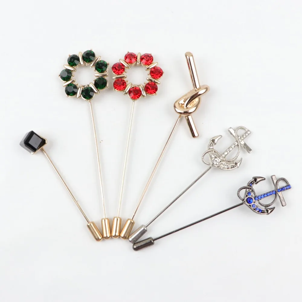 

Мужская брошь в стиле ретро с золотым якорем, булавка «рыбка», булавка для одежды