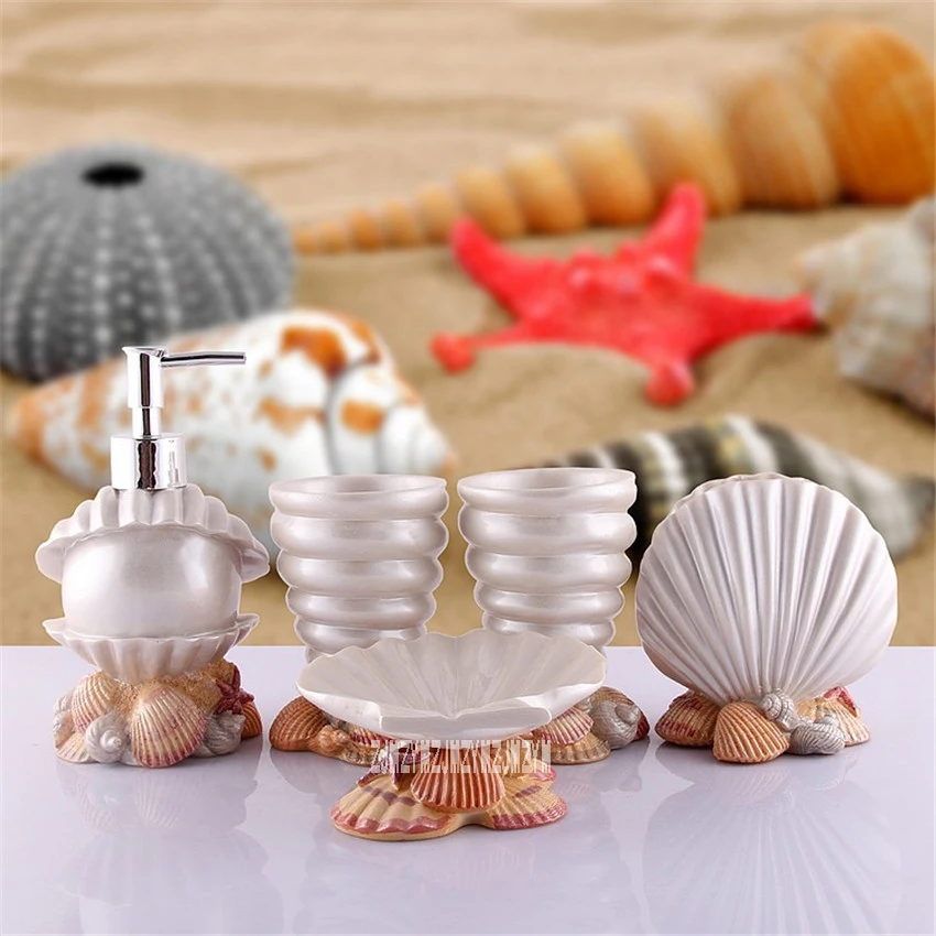 Новинка лидер продаж набор из пяти предметов наборы для ванной смолы с