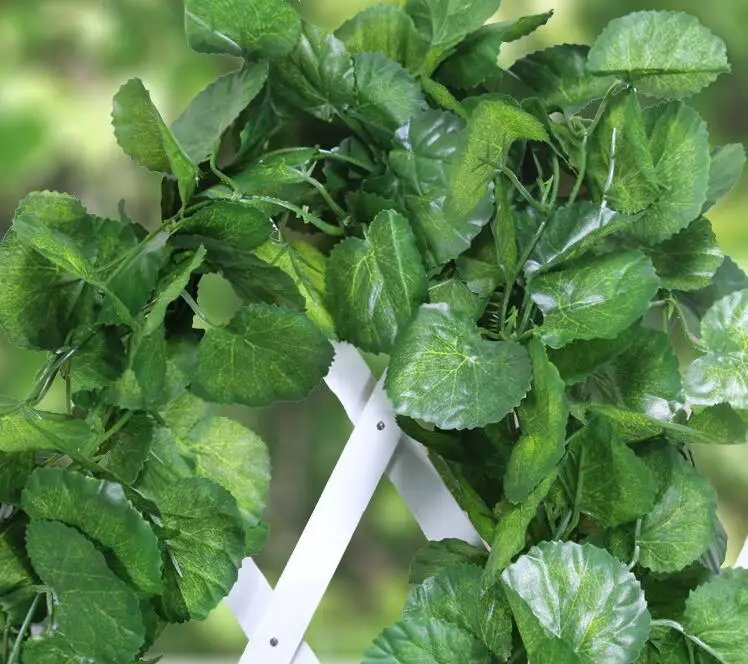 Super dense 2.4m artificial grape leaves 90 other Boston ivy vines decorated fake flower cane wholesale HH08 | Дом и сад
