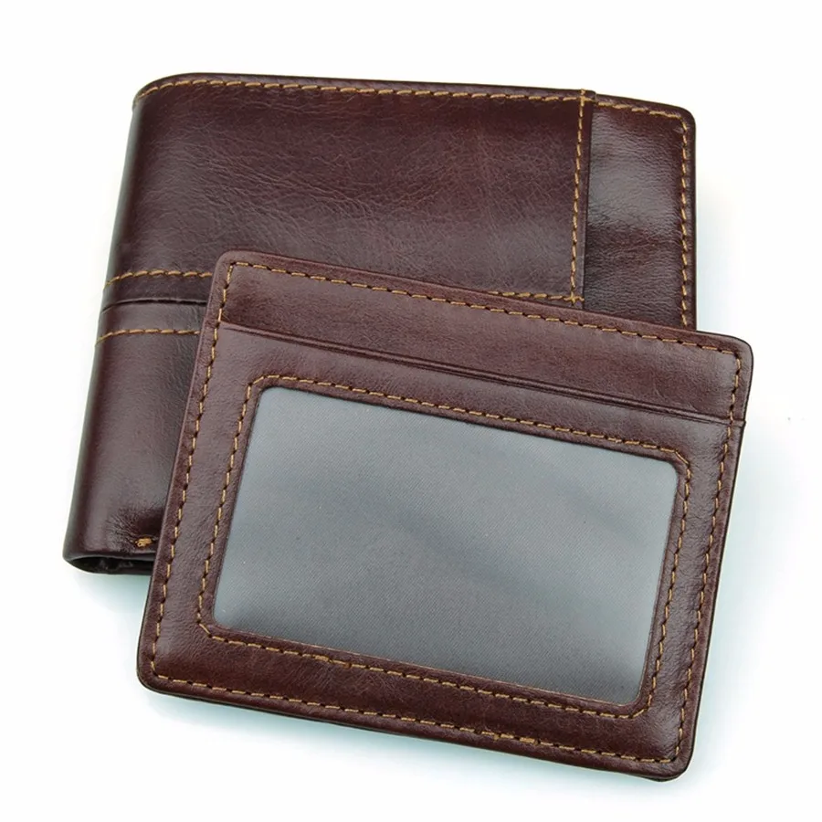 Дорожный кошелек RFID из натуральной кожи, мужские кошельки со съемным держателем для кредитных карт, кошельки carteira masculina, защита RFID
