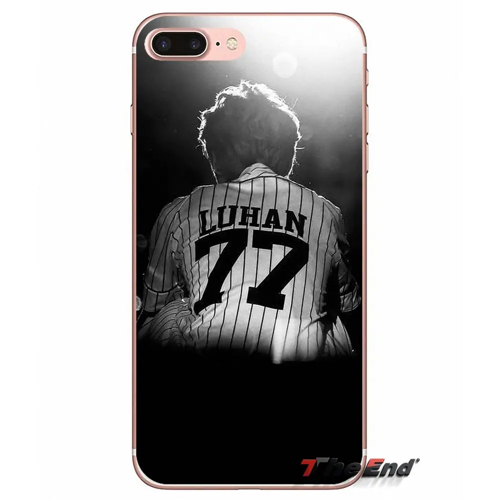 Прозрачный ТПУ чехол для iPhone X 4 4S 5 5S 5C SE 6 6S 7 8 Plus Samsung Galaxy J1 J3 J5 J7 A3 A5 2016 2017 Korea Team KPOP exo