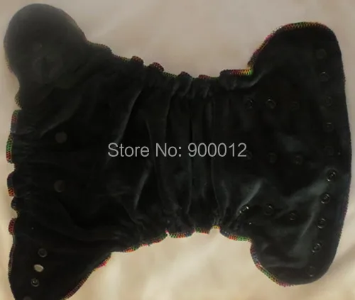 Высокое качество 4 комплекта бамбуковые велюровые детские тканевые подгузники