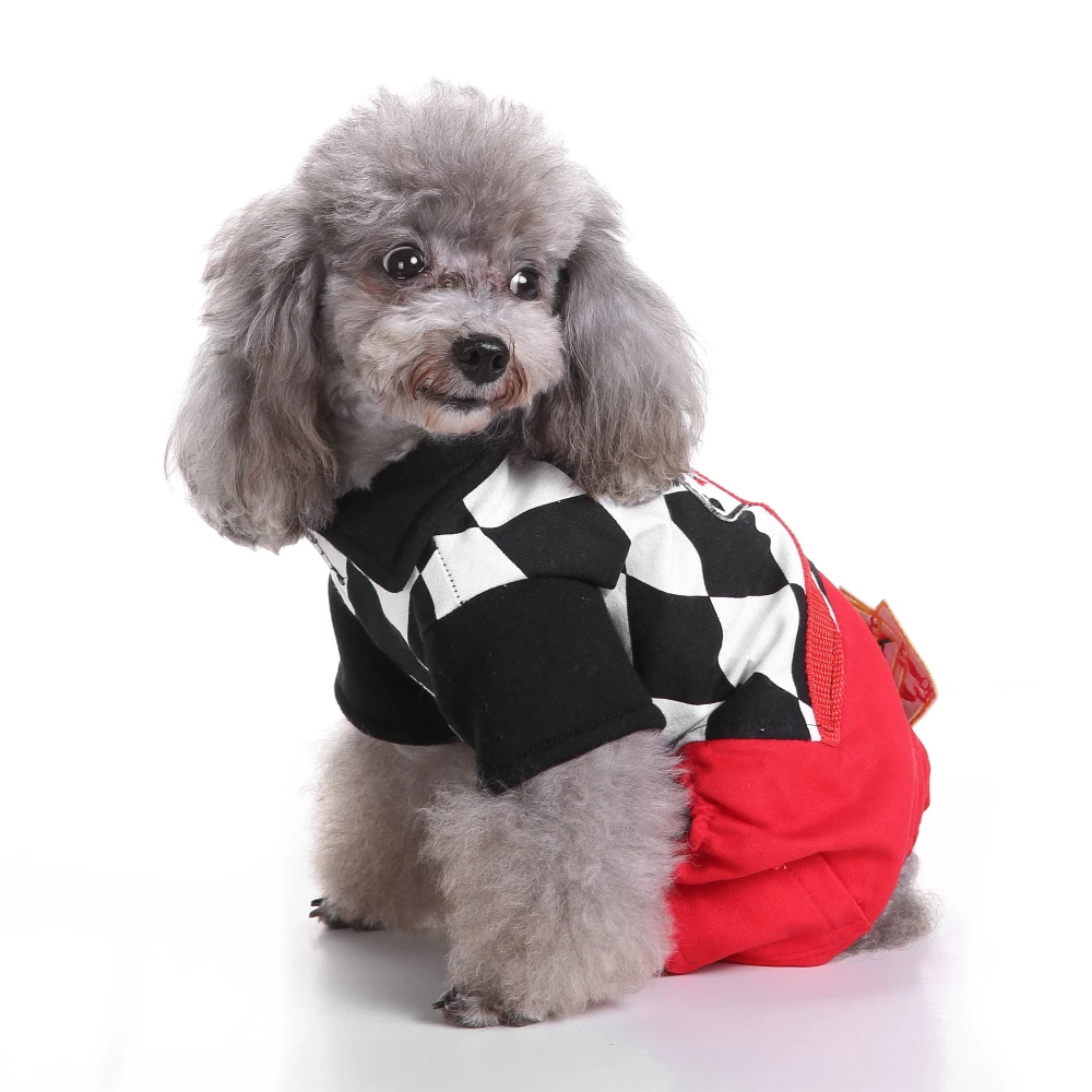 Собака пижамы Pet clothse флисовое пальто комбинезон Magic костюм | Дом и сад