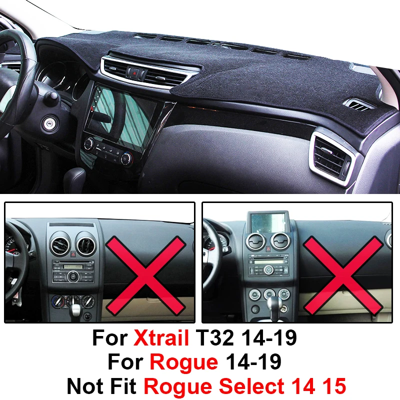 Чехол для приборной панели AX Xukey Солнцезащитный коврик Nissan Rogue Xtrail X trail T32Pad 2014 2015