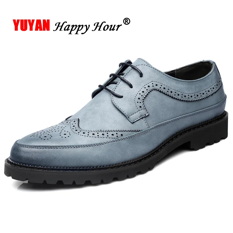 

Genuine Leather Brogue Shoes Men Footwear Leather Men Casual Shoes Fashion Man Business Shoes KA1544