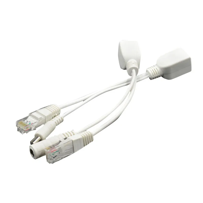 10 шт. (5 пар) адаптер кабеля RJ45 Инжектор POE + разветвитель камеры Power Over Ethernet 12 В|12v wire
