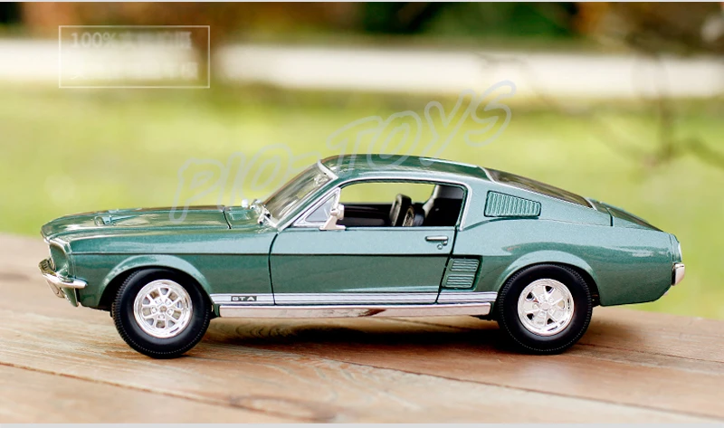 Новое поступление подарок Mustang GTA 1967 1/18 классическая модель автомобиля история