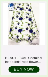 Beautifical Африка шнур кружева африканские кружевные ткани свадебное платье последняя фиолетовая кружевная ткань для женщин 5 ярдов за штуку 2G197