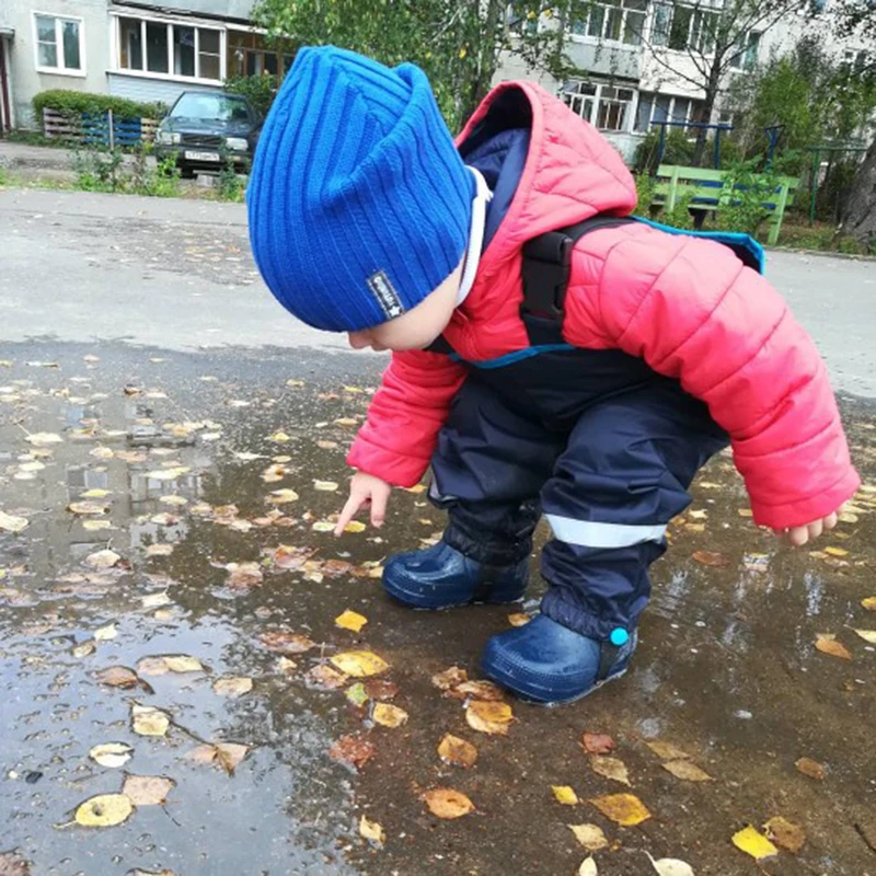 Детские Водонепроницаемые комбинезоны для детей 2-8 лет; брюки для маленьких мальчиков и девочек; сезон весна-осень; водонепроницаемые брюки для мальчиков; детские непромокаемые штаны