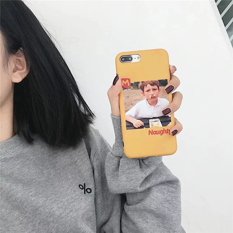 Милый прикольный детский чехол с иллюстрациями для пар iPhone X, XR, XS, Max, X, 8, 7, 6, 6S Plus, мягкий чехол для телефона IMD, чехол s Coque