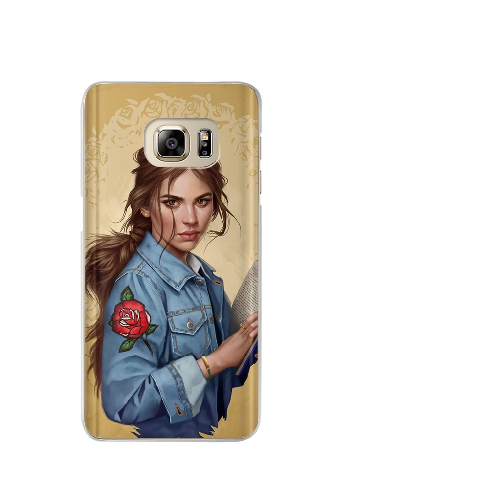 For Samsung Galaxy s8 Case S9 Plus S6 S7 Edge S10 Note 8 9 Silicone Luxury Modern Princess Ariel Belle Tinker Bell Coque Etui |