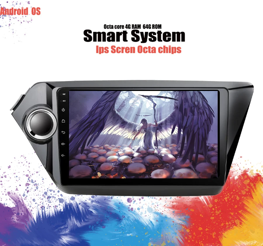 IPS android 10 0 dvd плеер gps навигация для Kia k2 RIO 2010 2011 2012 2013 2014 15 автомобильное радио