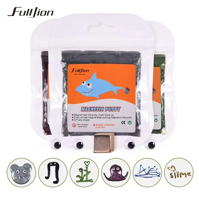Fulljion Slime игрушки Лепка глина Магнитный Пластилин Новинка кляп снятие стресса