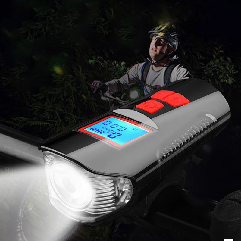 Велосипед свет Usb код ночного путешествия настольная лампа яркие передние велосипедные фары Водонепроницаемый Рог фары безопасности вождения руля
