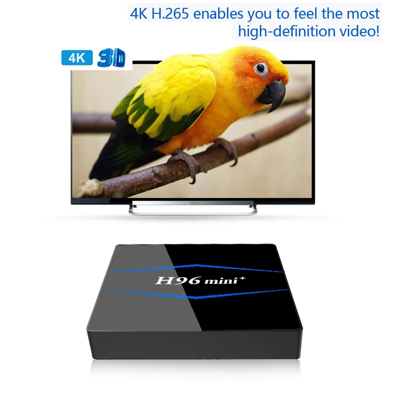 Android 8 1 TV RAM 2 ГБ 16 ROM Rockchip RK3229 четырехъядерный WIFI H.265 4 k Google Play netflix телеприставка