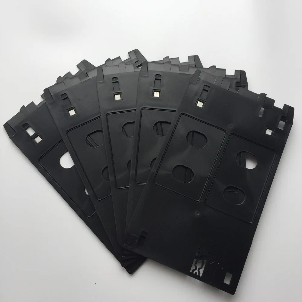 50pcs ID card tray for Canon J printer for IP7240 IP7250 IP7120 IP7130 IP7230 IP5400 printers to print blank inkjet PVC card