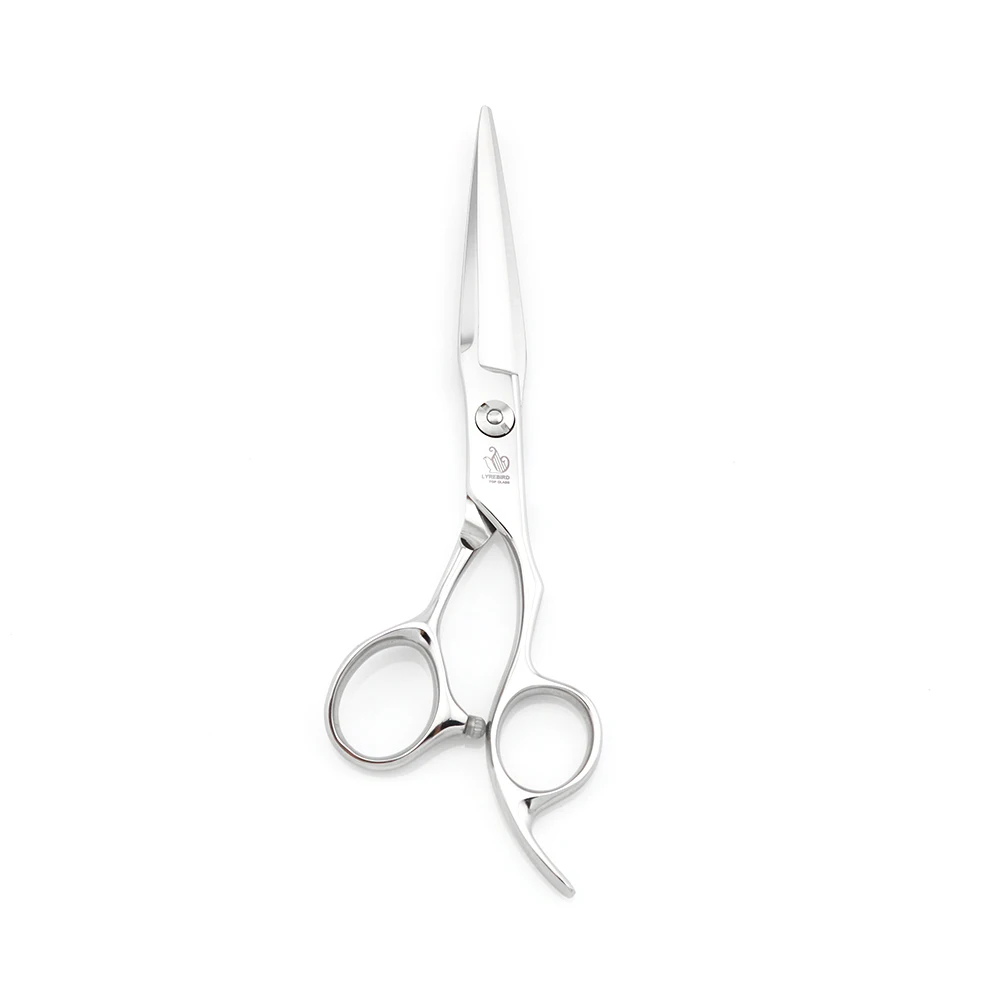 Professional Hair Shears 6 INCH Silver Scissors with Wide Blade F313 JAPAN 440C Lyrebird TOP CLASS Simple Pack 1Pcs/Lot NEW | Красота и