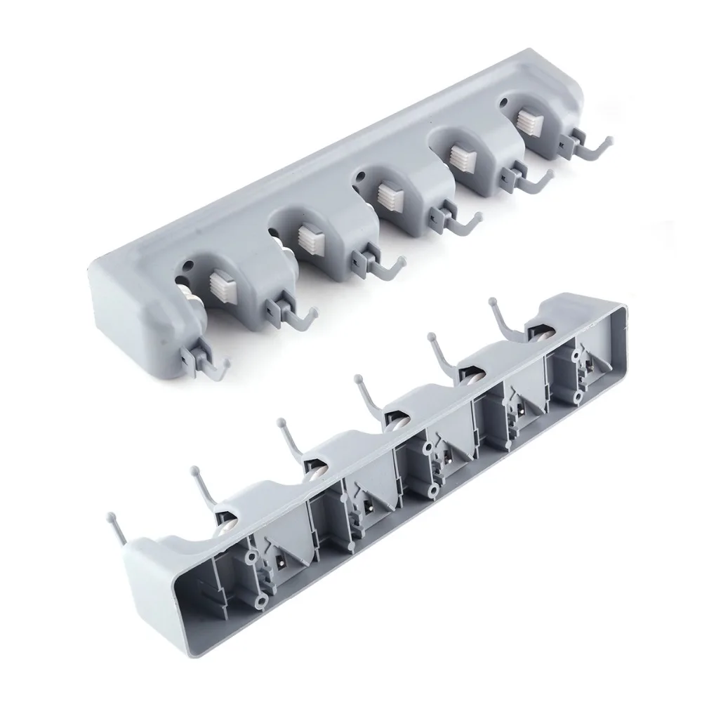 Вешалка для хранения щеток метлы настенный держатель швабры кухонный Органайзер