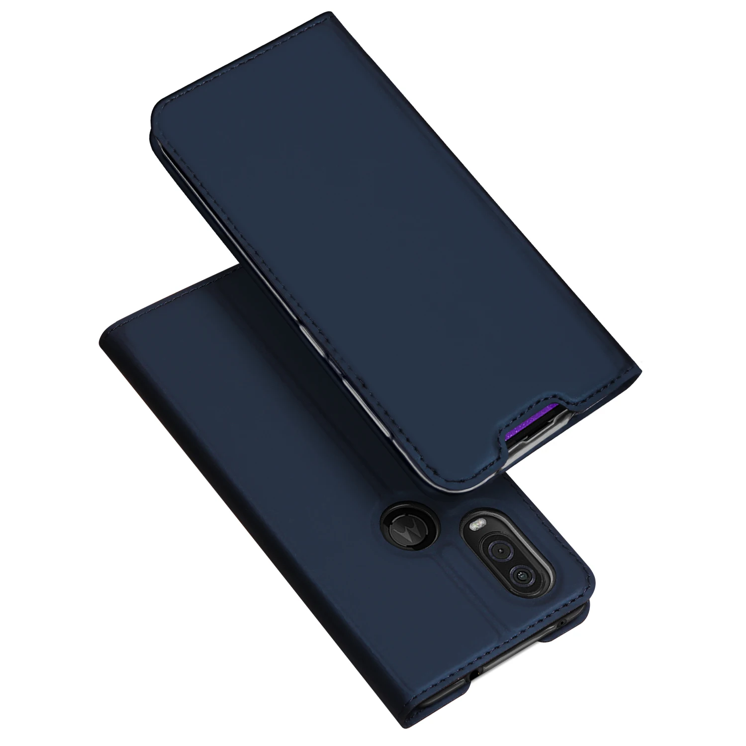 Чехол-книжка для Moto one Vision и Moto P50 с отделениями для карт и бумажником с подставкой из искусственной кожи ТПУ Мягкий защитный чехол-бампер для телефона