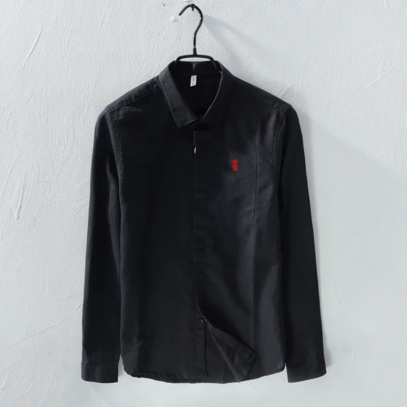 RESERVA ARAMY Sergio K camisa социальной masculina 2018 Мужская льняная рубашка Новые повседневные