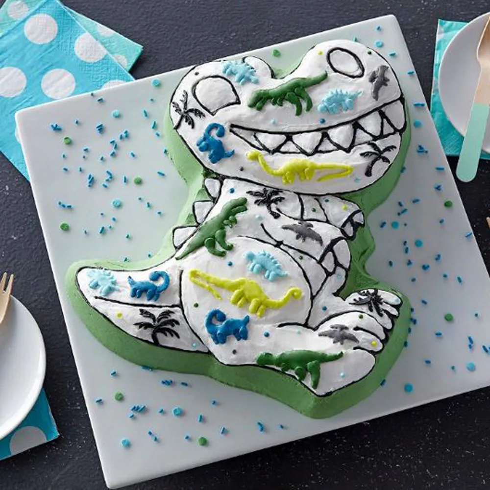3D форма динозавра Торт Формочки для печенья инструменты украшения тортов из