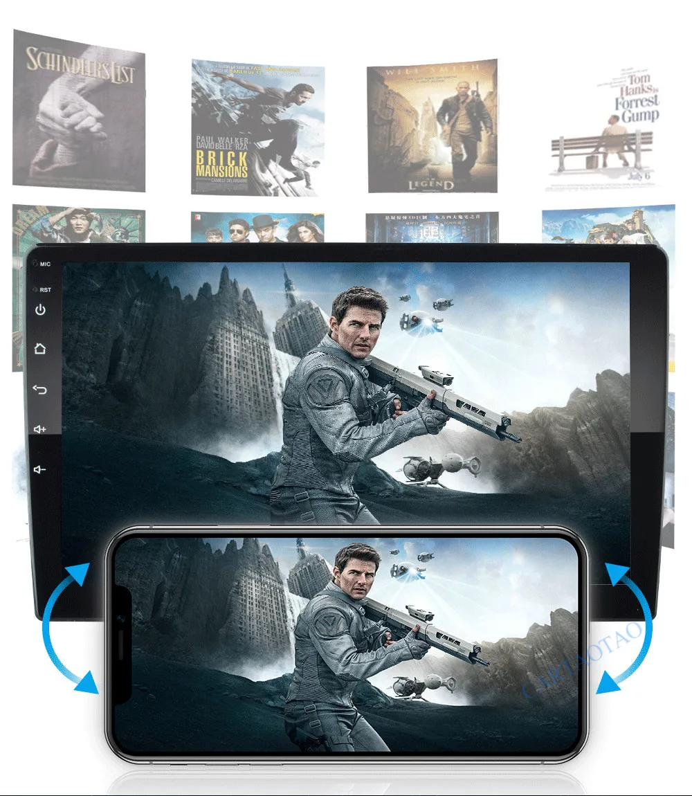 Android 8,1 GO автомобильный dvd-плеер для Toyota RAV 4 2007 2008 2009 2010 2011 2 din Автомобильный радио мультимедиа gps навигация wifi плеер