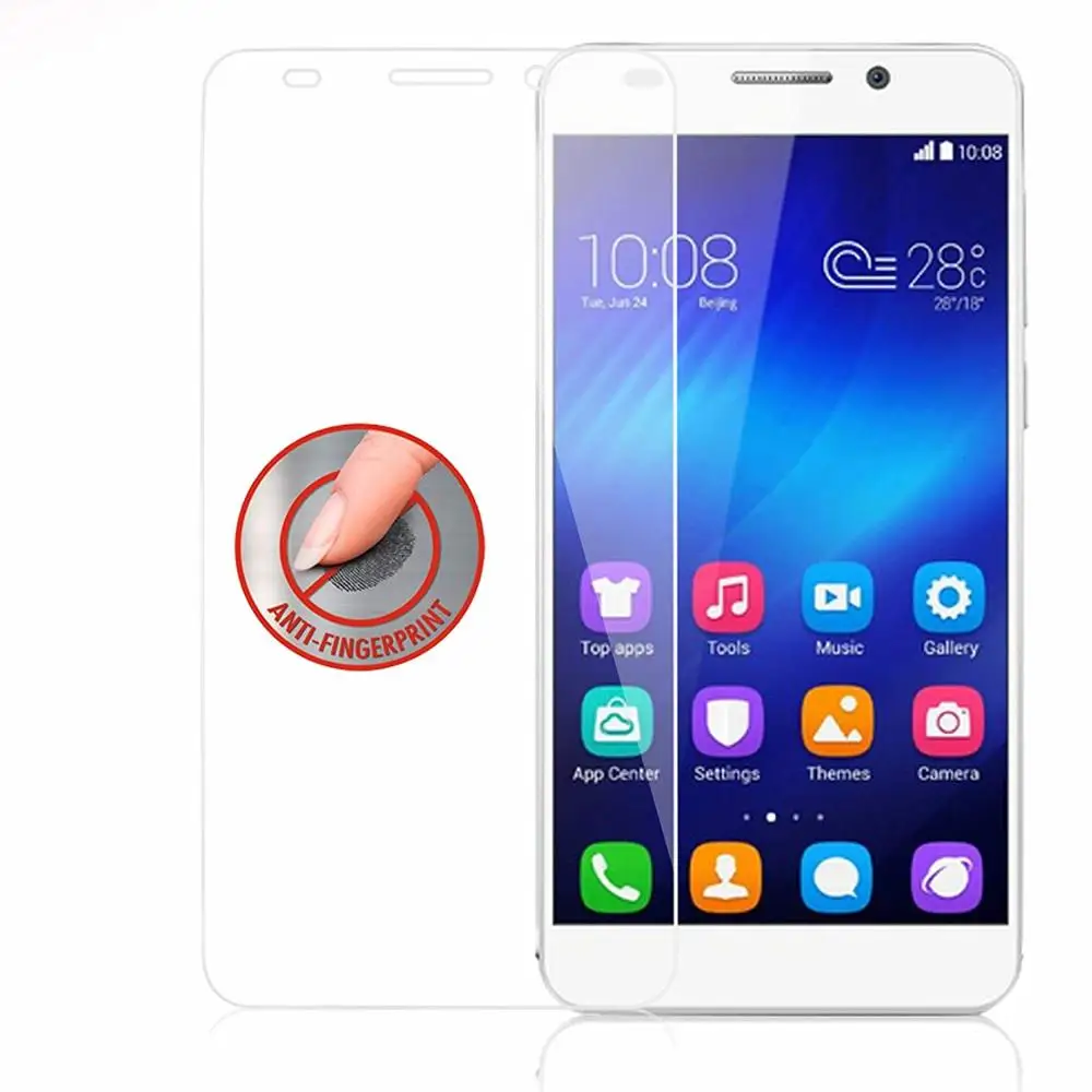 Закаленное стекло 9H 2.5D для Honor 6 защитная пленка на экран с полным покрытием Huawei