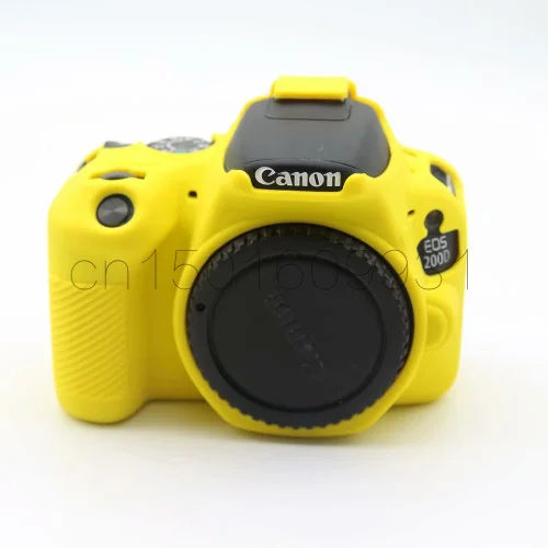 DSLR Камера видео сумка мягкой силиконовой резины защиты чехол для Canon 200D 200DII 250D