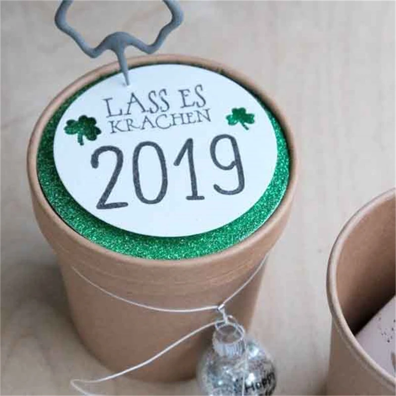 GJCrafts Клевер счастье набор штампов металла резка Новый 2019 для изготовление