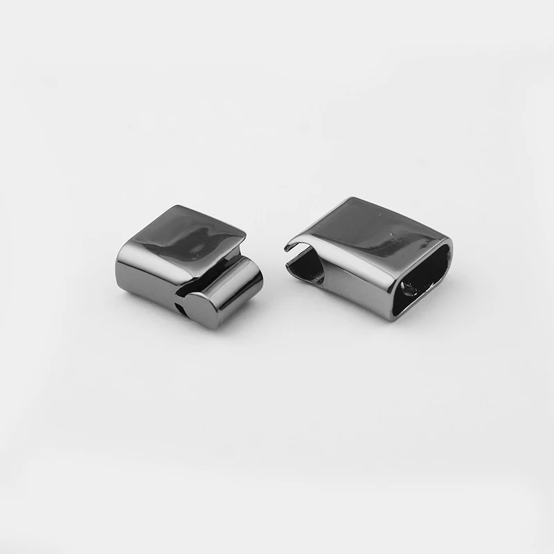 gun black 3 шт. черная Блестящая серебряная Магнитная застежка для 12x6 мм кожаный шнур концевой соединитель застежка Diy браслет ювелирных изделий материал - Цвет: gun black