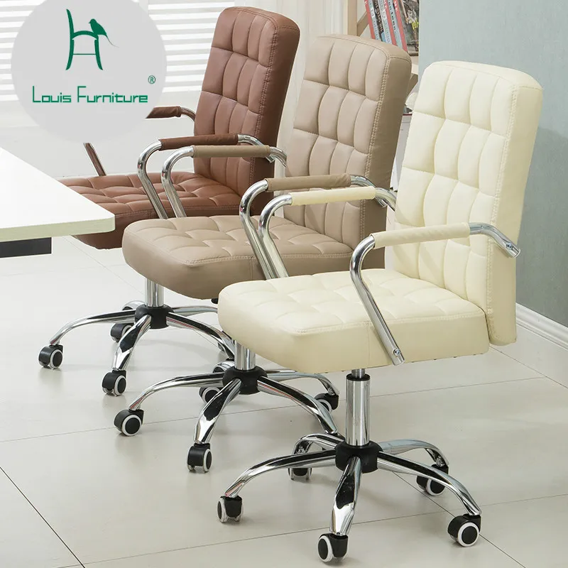 

Louis Fashion Office Chair Simple Computer Home Meeting Staff Arched Student Dormitory