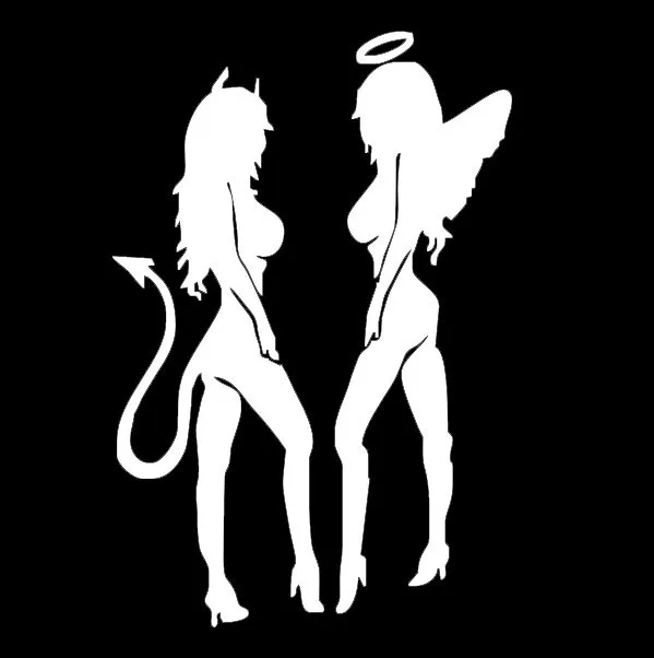 1 шт. модные Светоотражающие сексуальные наклейки для девочек автомобильные с