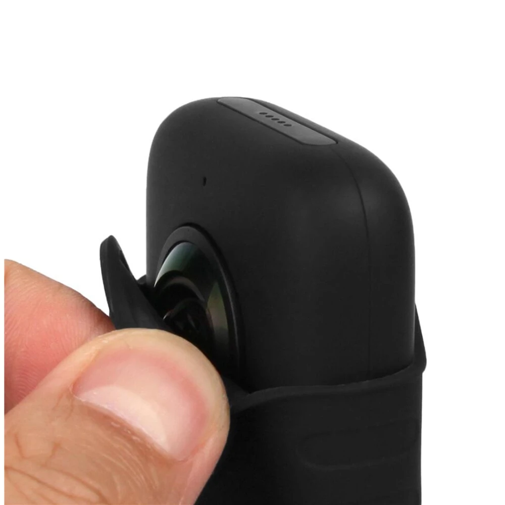 Силиконовый чехол для объектива камеры Insta360 One X Защитная крышка рыбий глаз